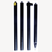 CANNE CARBONE GPS EN 4 PARTIES