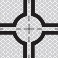 GEORADIAN CIBLE 60 x 60 MARQUAGE PRECISION